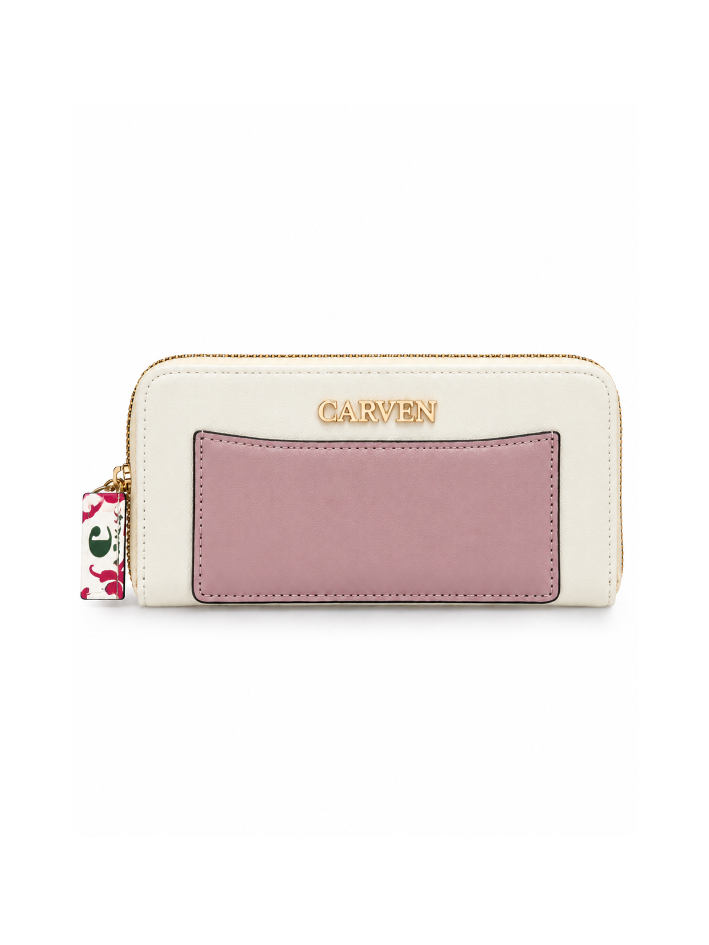 Carven Women's Zip-Around Wallet with Front Pocket