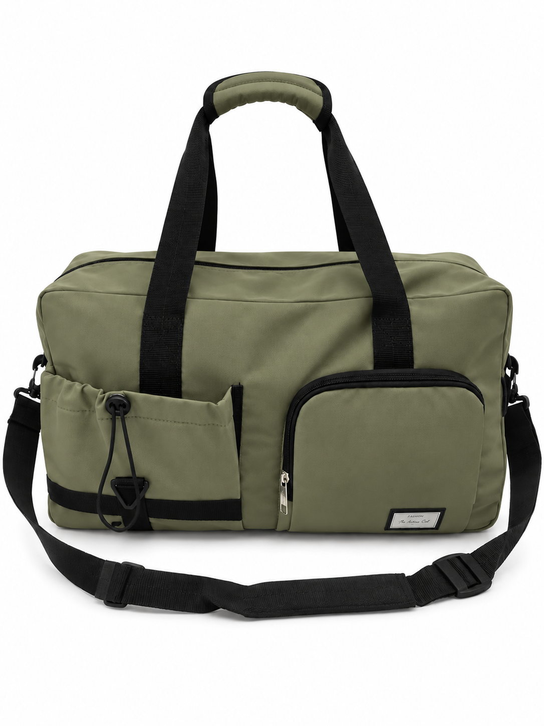 Multi-Pocket Travel Duffel Bag with Adjustable Shoulder Strap