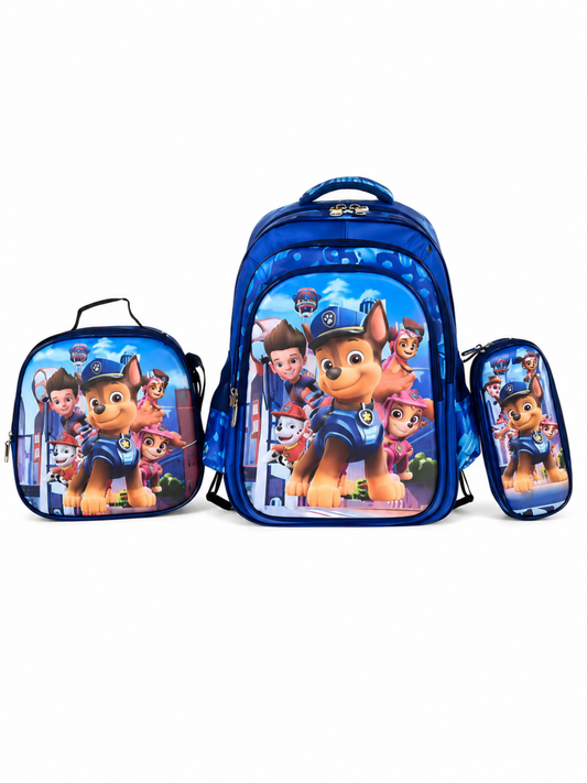 G 013 Kids 3-Piece Bag Set-Backpack, Lunch bag, & Pencil Case