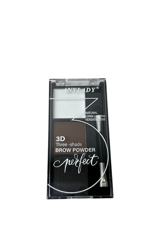3D Three Shade Brow Powder Palette