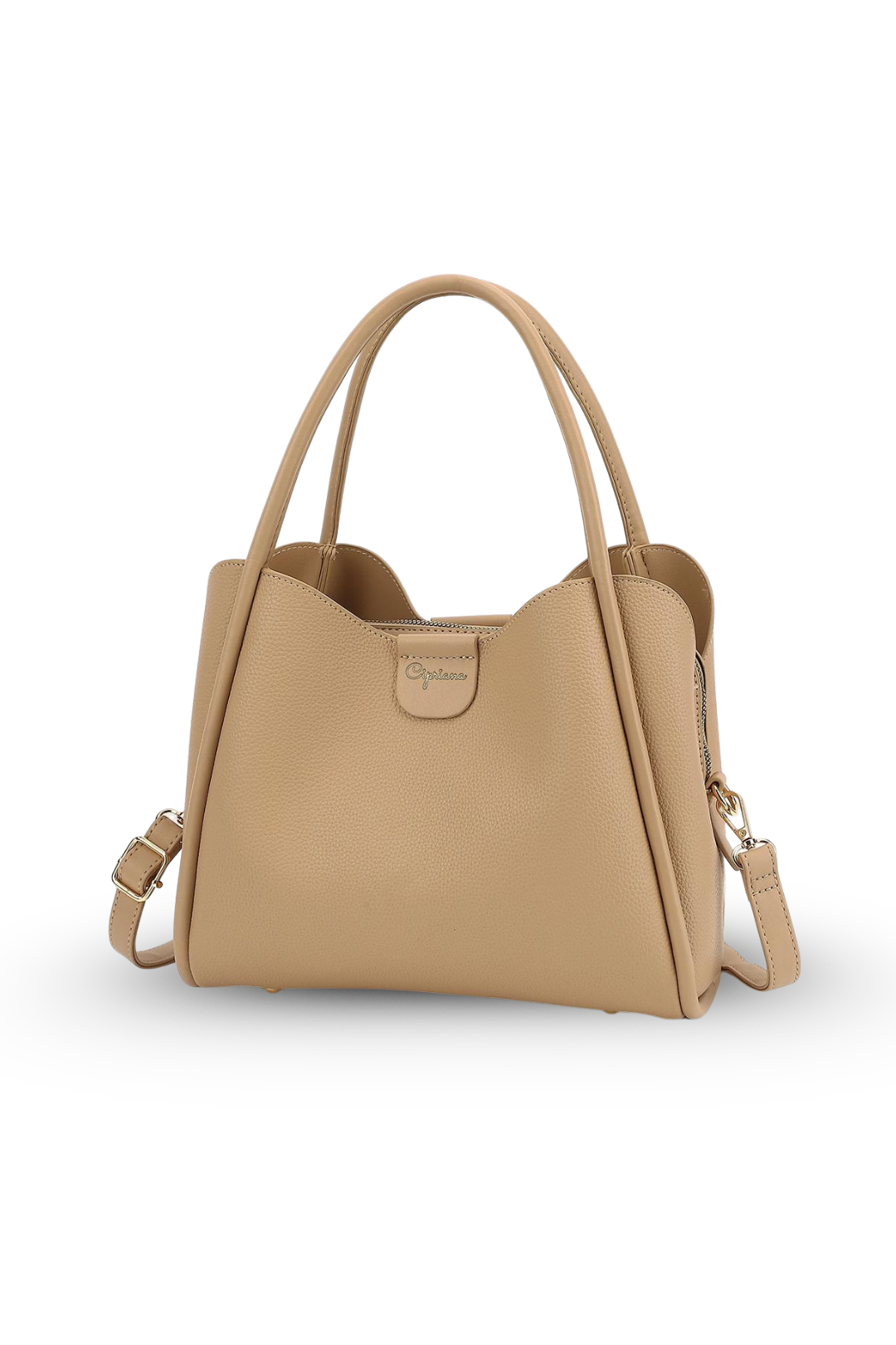 Cipriana Structured Top Handle Shoulder Bag