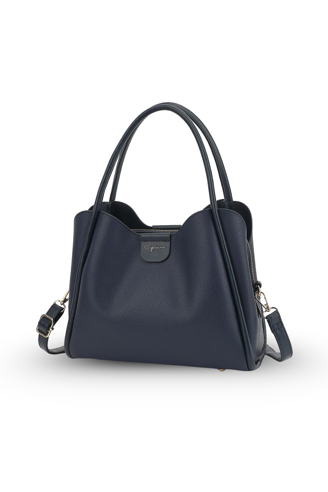 Cipriana Structured Top Handle Shoulder Bag