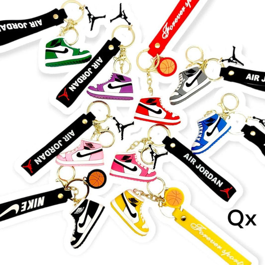 Jordan Sneaker 3D Silicone Keychains