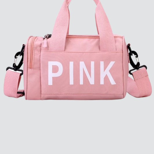 Light Pink Pink Brand Mini Duffel Bag
