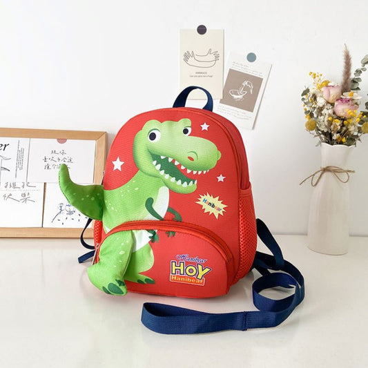 Red Plush Dinosaur Backpack