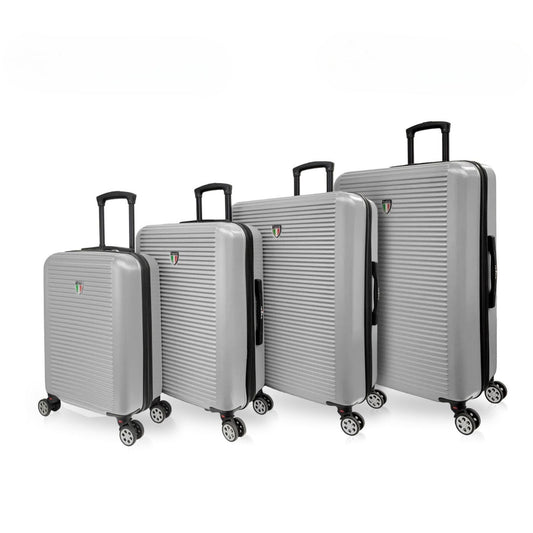 Tucci Grey Ribbed Hard Case Luggages <br><span style= "color:#FF0000;"><strong> Prices Coming Soon </strong></span>