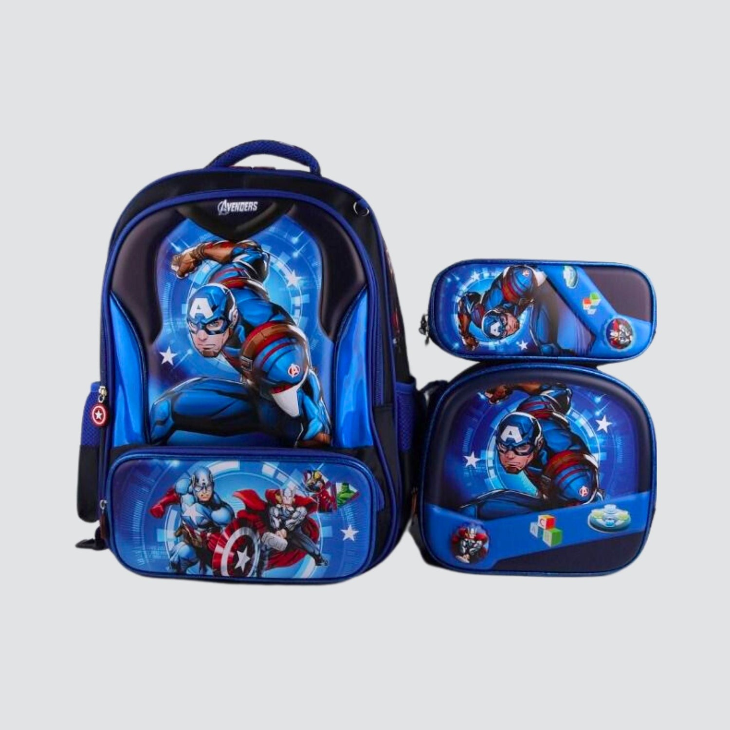 captain america jansport backpack Captain America 3-Piece Backpack / Trolley Set