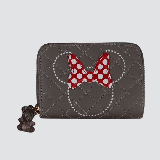 Grey Minnie Mouse Mini Wallet