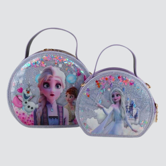 Lilac Frozen Handbag / Crossbody Bags 