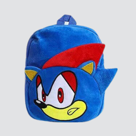 Blue Sonic Plush Backpack